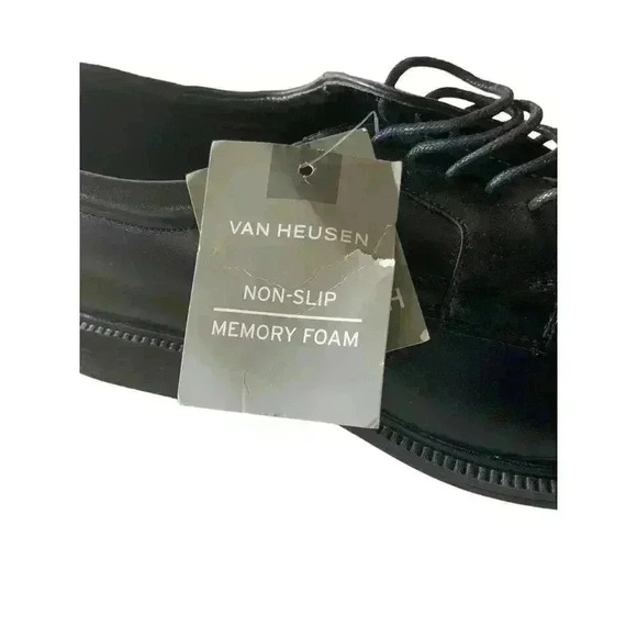 Van Heusen Dress Shoes Mens Size 10.5 Wide Memory Foam Non-Slip Comfortable - Picture 10 of 13